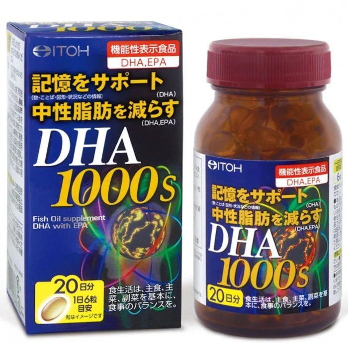 DHA 1000mg ITOH Nhật Bản - Giải pháp bổ não hiệu quả.