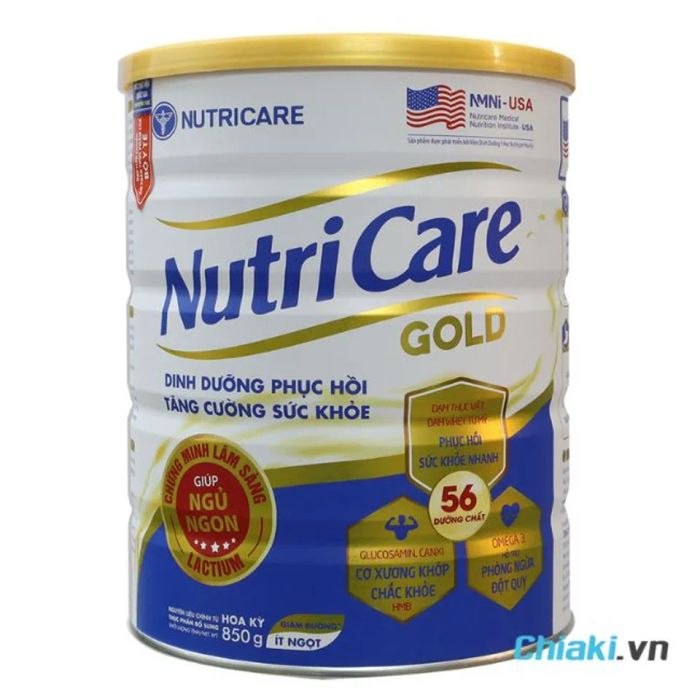 Sữa dành cho người cao huyết áp Nutricare Gold 