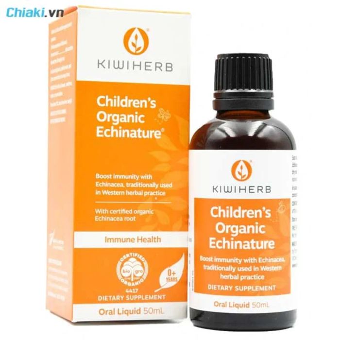 Thực phẩm chức năng tăng cường sức đề kháng Si-rô Kiwiherb Children's Organic Echinature