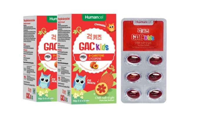 Viên nhai bổ mắt cho trẻ em GAC Kids