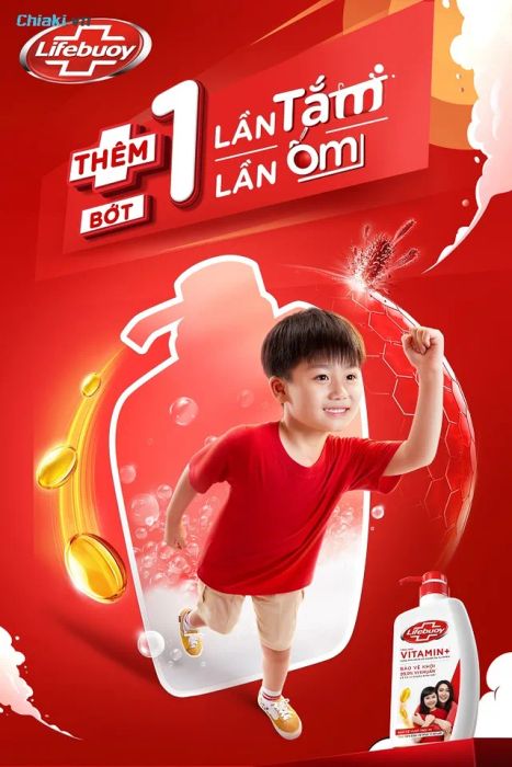 Sữa tắm gội Lifebuoy cho bé