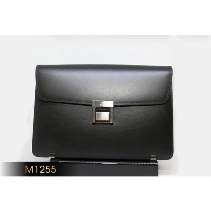 Túi clutch dành cho nam MontBlanc M1255 Đen đẹp