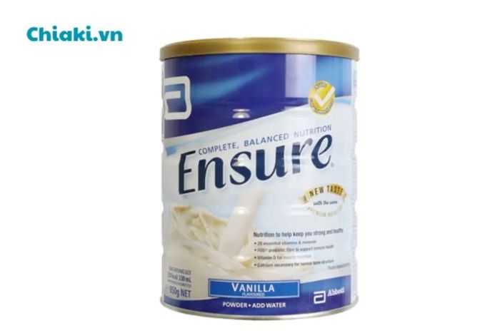 Sữa Ensure 850g Hương Vani (Sản xuất tại Úc)