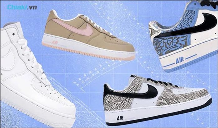 Lựa chọn size giày Nike AF1 phụ thuộc vào chất liệu của giày