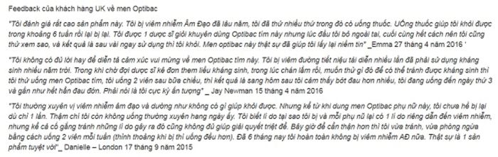 Men vi sinh Optibac tím có hiệu quả không và nên uống trong bao lâu?