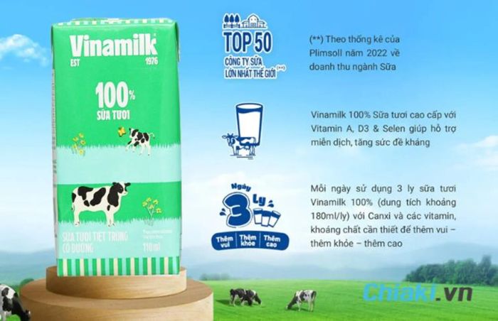 Uống sữa Vinamilk có đường có làm tăng cân không?