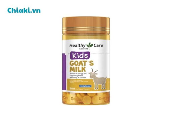 Sữa dê cô đặc viên Goat Milk Healthy Care Úc