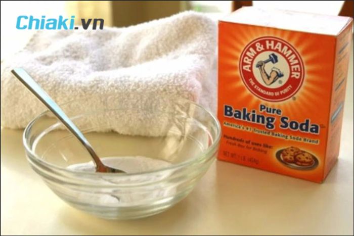 cách giặt giày Adidas bằng baking soda