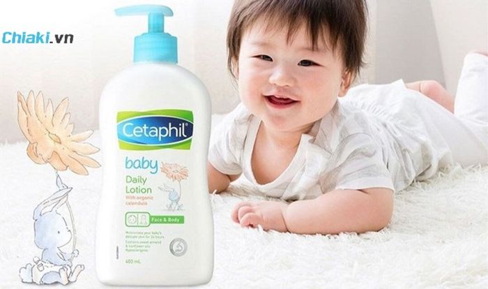 Kem dưỡng ẩm Cetaphil cho trẻ sơ sinh Baby Daily Lotion