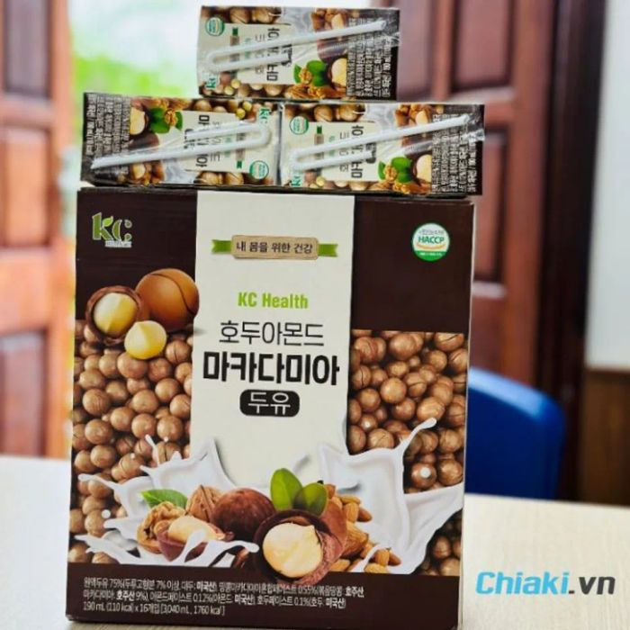 Sữa hạt cho người cao huyết áp Macadamia KC Health 