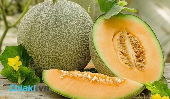 Dưa lưới chứa lượng vitamin A đáng kể.