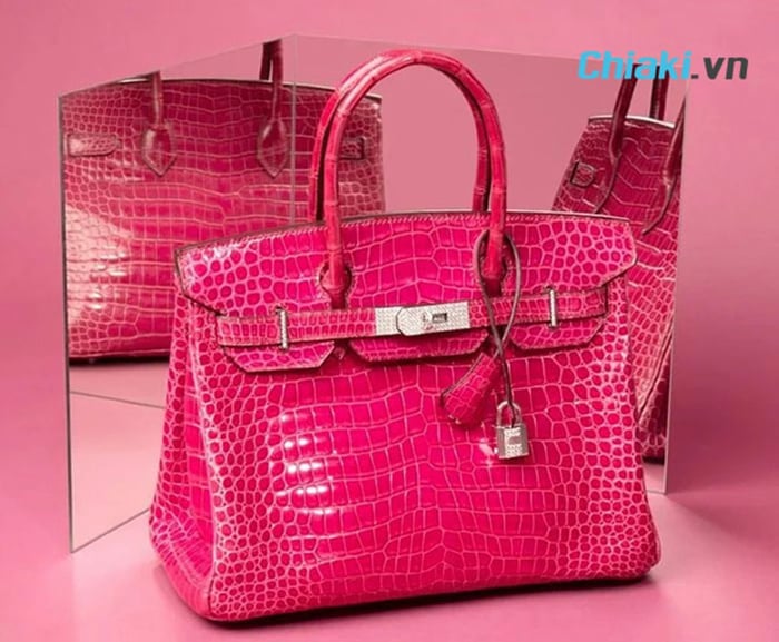 <span style='font-family: arial, helvetica, sans-serif; color: #000000;'>Túi xách đắt nhất thế giới Fuchsia Diamond Studded Hermes Birkin</span>