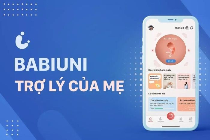 Babiuni là một trong những ứng dụng theo dõi thai kỳ được nhiều mẹ tin dùng