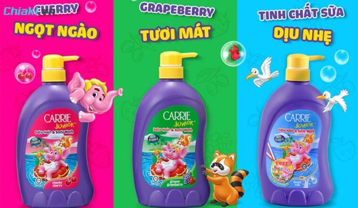 Sữa tắm em bé Carrie Junior