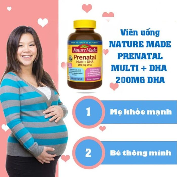 DHA tổng hợp dành cho bà bầu Prenatal Multi