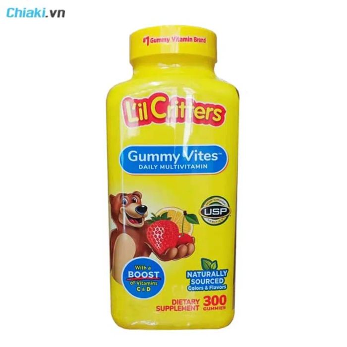 Kẹo vitamin cho bé L’il Critter Gummie Vite, kẹo dẻo cho bé, vitamin Mỹ cho bé 