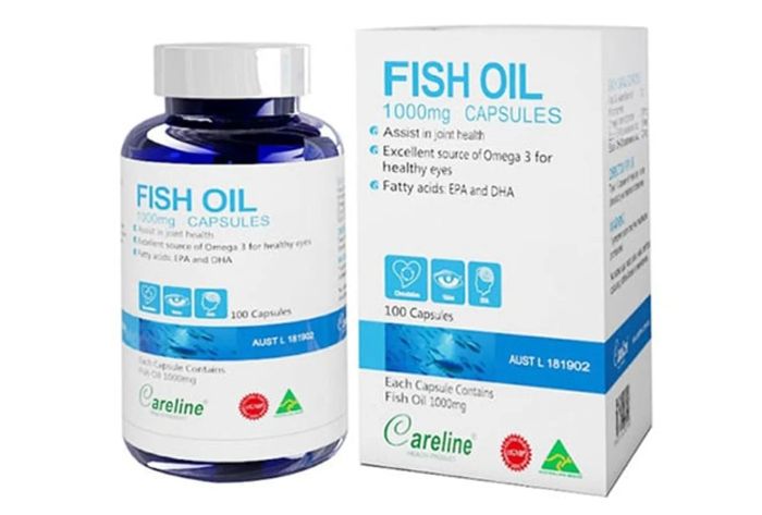 Viên uống DHA dành cho bà bầu Careline Fish Oil