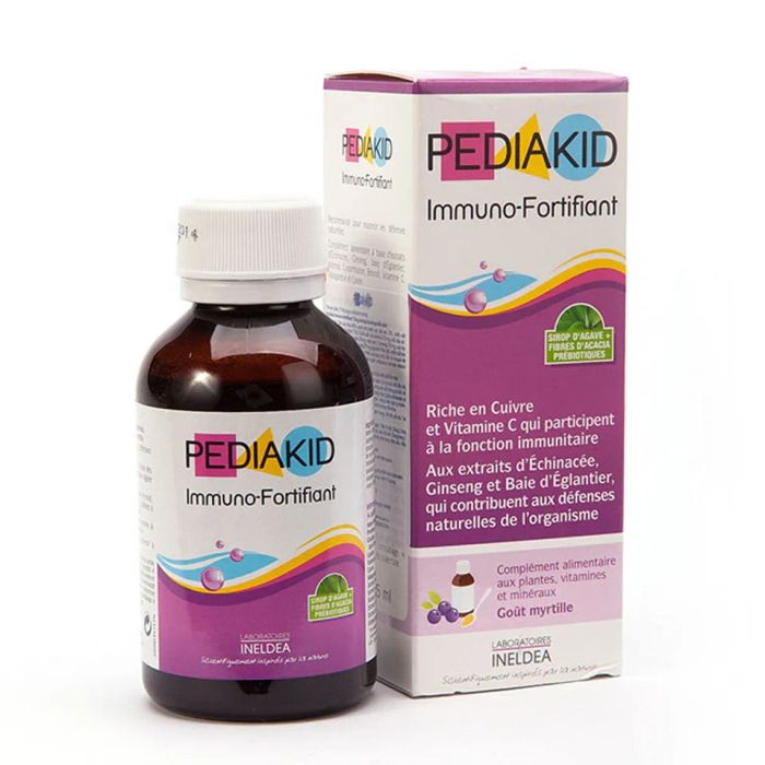 Siro Pediakid Immuno - Fort hỗ trợ tăng cường hệ miễn dịch cho bé dưới 1 tuổi