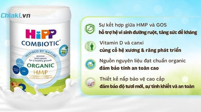 Sữa HiPP Combiotic Organic số 3 dành cho trẻ từ 1 - 3 tuổi