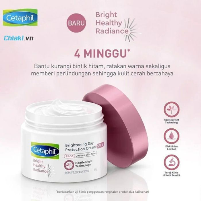 Kem dưỡng ẩm Cetaphil Bright Healthy Radiance Day Protection Cream SPF15