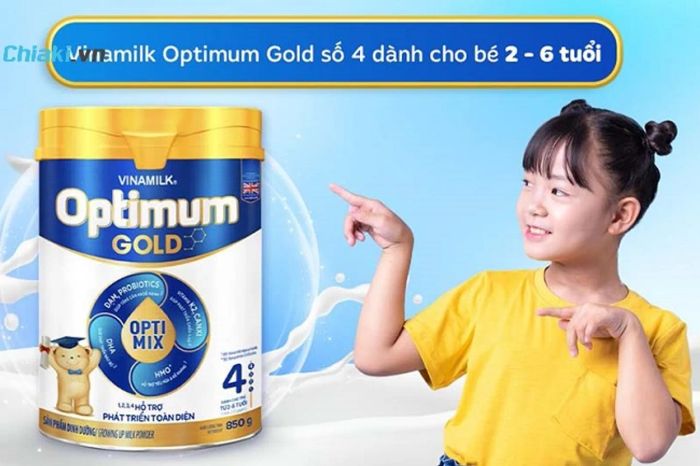 Sữa bột Optimum Gold 4 dành cho trẻ từ 2 - 6 tuổi