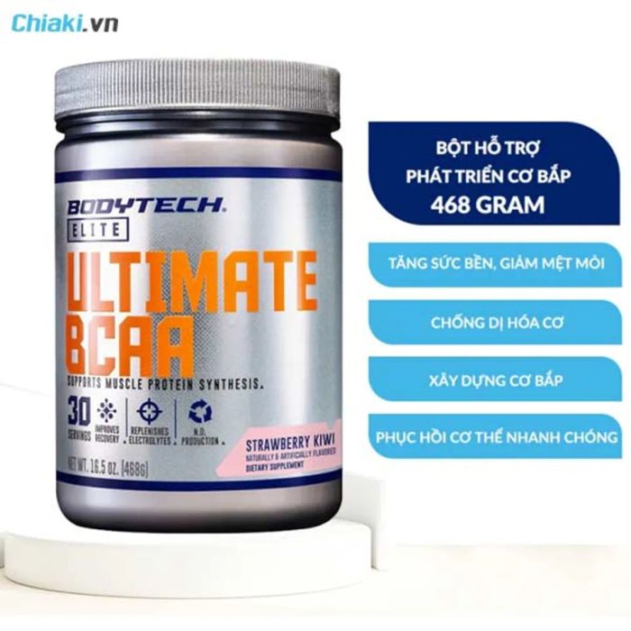 Bột tăng cơ BodyTech Elite Ultimate Bcaa - Strawberry Kiwi