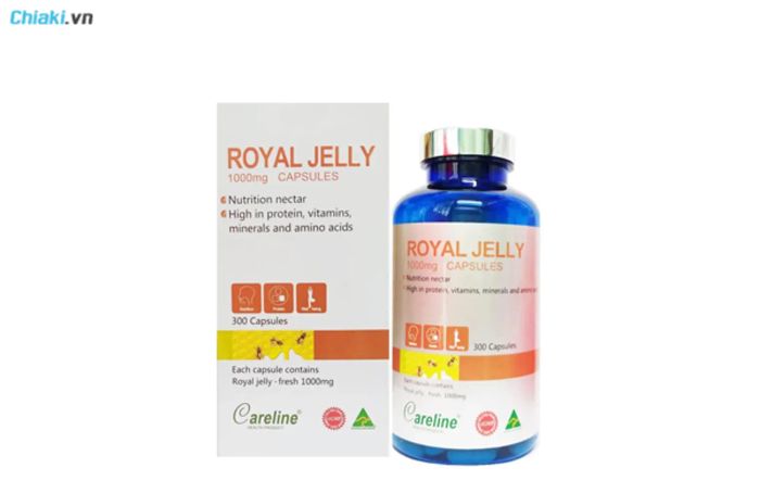 sản phẩm sữa ong chúa Royal Jelly Careline