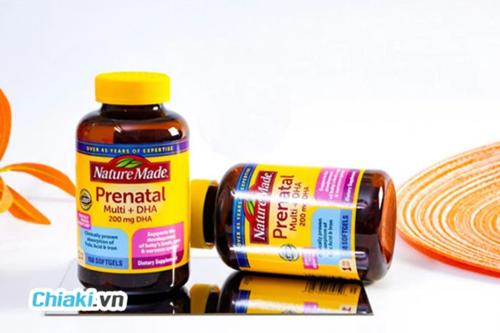 Nature Made Prenatal Multi + DHA - Vitamin Tổng Hợp Cho Phụ Nữ Mang Thai Của Mỹ