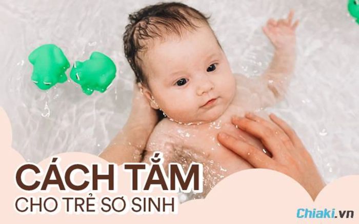 Mẹo nhanh khi tắm cho bé sơ sinh tại nhà