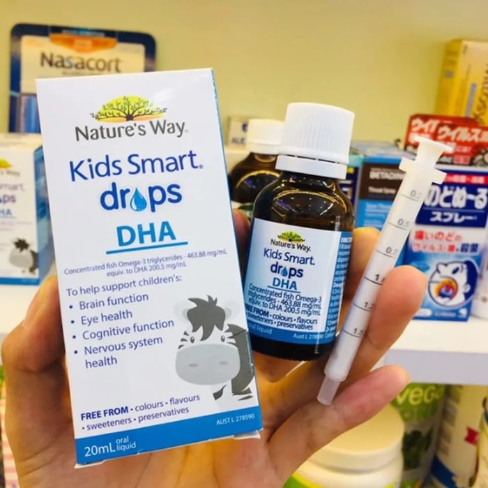 Siro giúp trẻ ngủ ngon DHA Nature’s Way Kids Smart DHA Drops