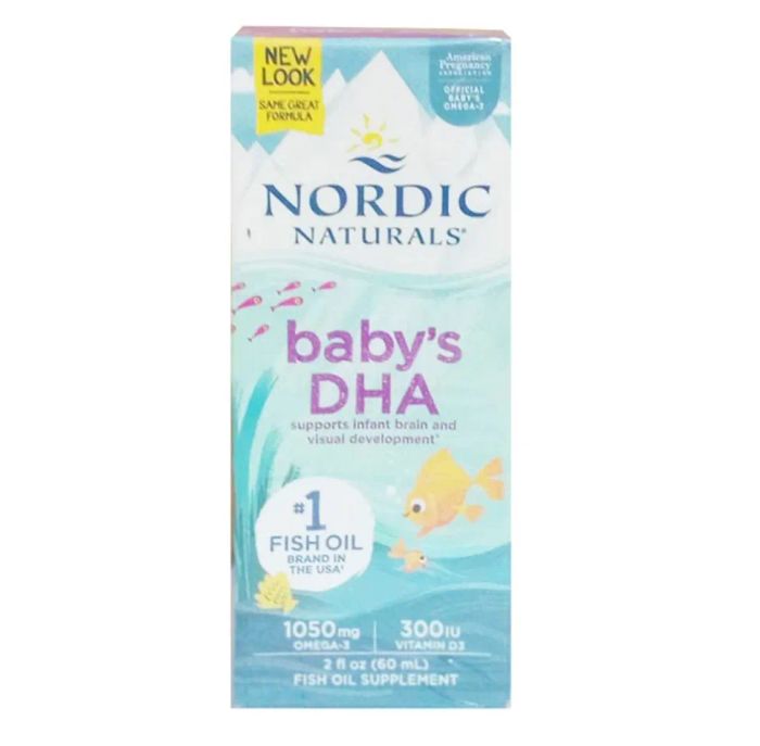 DHA cho bé sơ sinh Nordic Naturals 