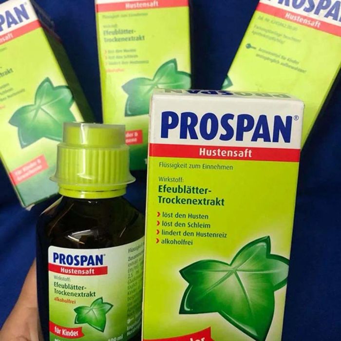 Sản phẩm thuốc ho Prospan Đức chính hãng