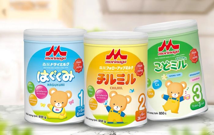 Morinaga - Thương hiệu sữa cao cấp của Nhật Bản