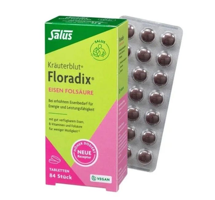 Thuốc sắt hữu cơ cho phụ nữ mang thai Salus Floradix