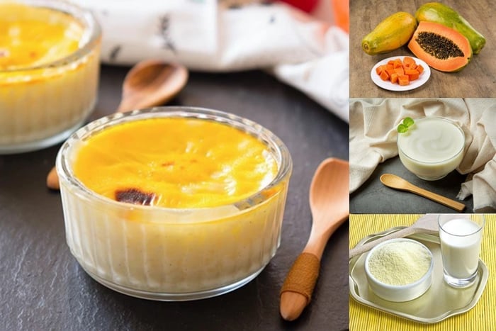 Hướng Dẫn Làm Pudding Đu Đủ Cho Bé