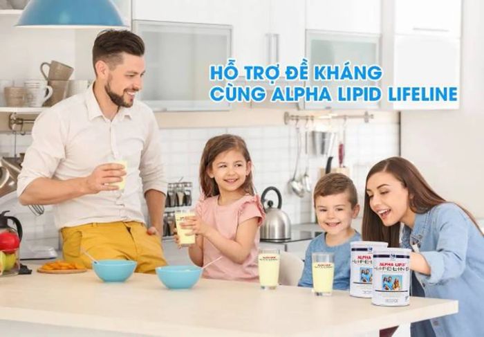 Sữa non Alpha Lipid Lifeline phù hợp cho toàn gia đình