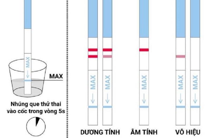 Cách thực hiện sử dụng que thử thai đúng cách