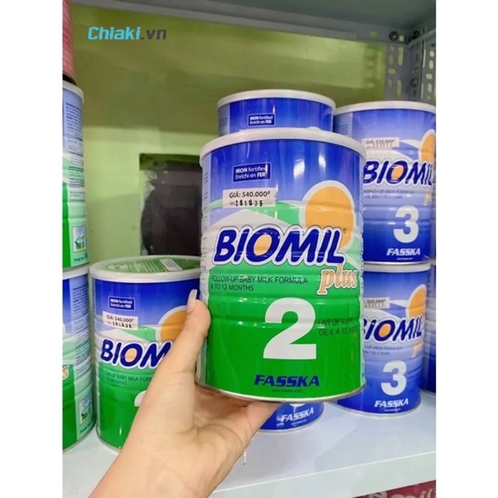 Sữa hữu cơ Biomil Plus 2 giàu dinh dưỡng cho trẻ từ 6-12 tháng