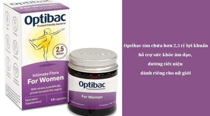 Tác dụng của men vi sinh Optibac tím