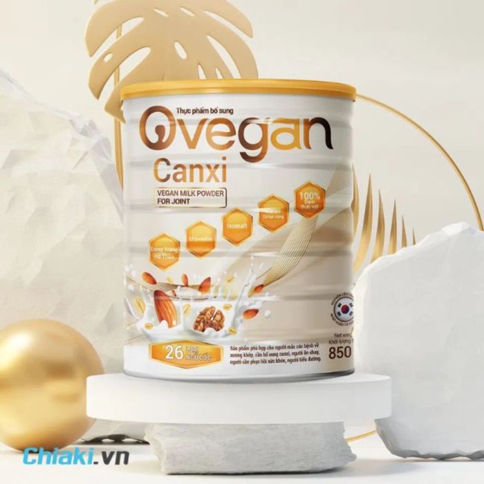 Sữa tăng chiều cao cho người trưởng thành Ovegan Canxi