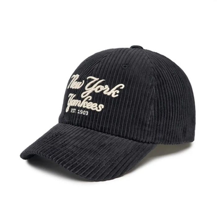 Mũ kết MLB Cursive Corduroy Ball Cap 3ACP71026-50BKS đẹp