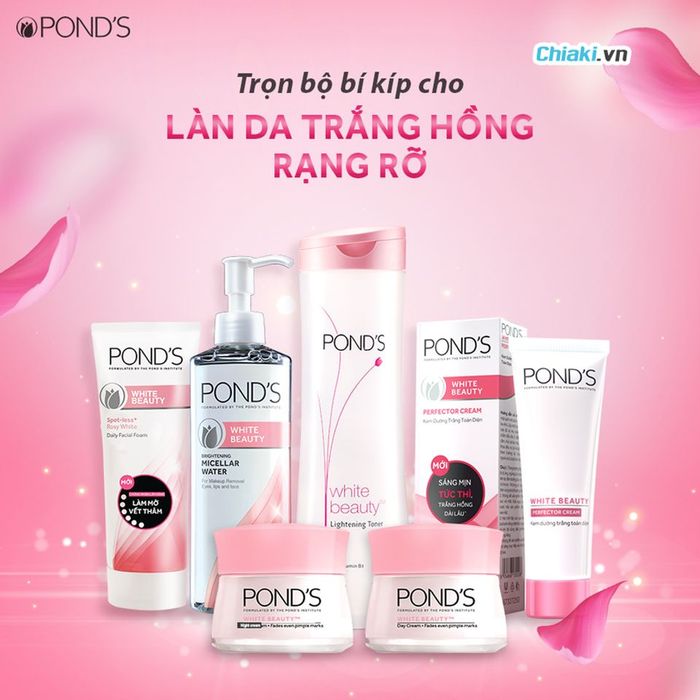 Pond's là thương hiệu mỹ phẩm và chăm sóc da nổi tiếng đến từ Hoa Kỳ