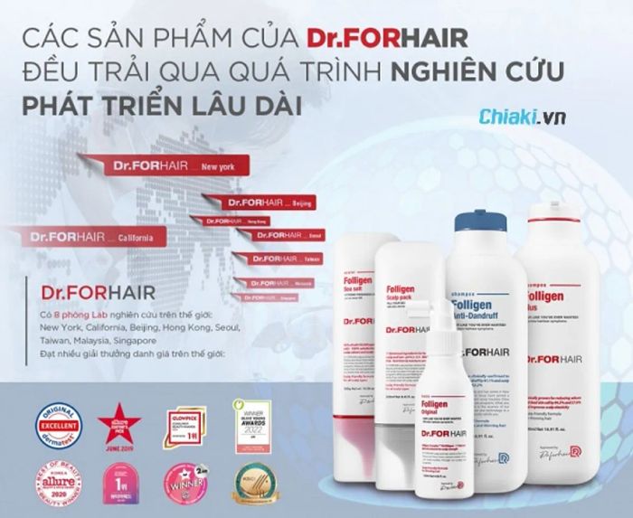 Giới thiệu về thương hiệu Dr.FORHAIR