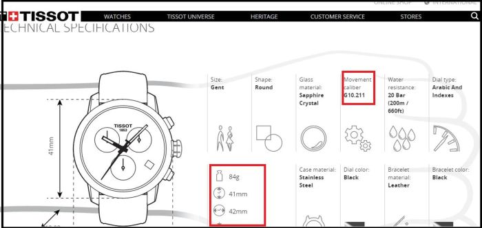 Cách nhận biết đồng hồ Tissot chính hãng thật 2