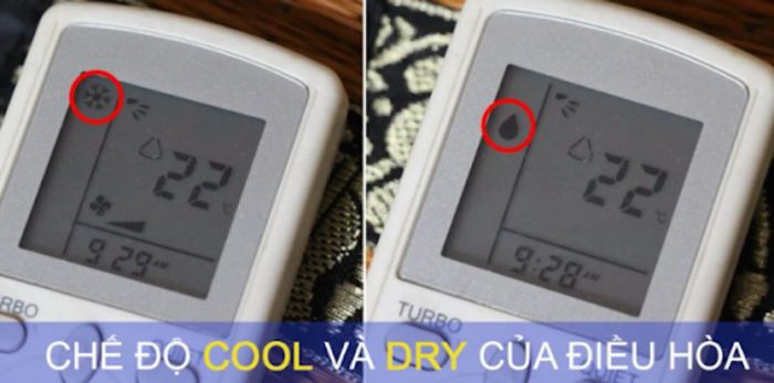 Chế độ Dry so với Chế độ Cool, cái nào mang lại cảm giác mát mẻ hơn?