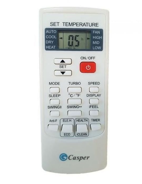 Giới thiệu về các nút bấm trên Remote của điều khiển điều hòa Casper