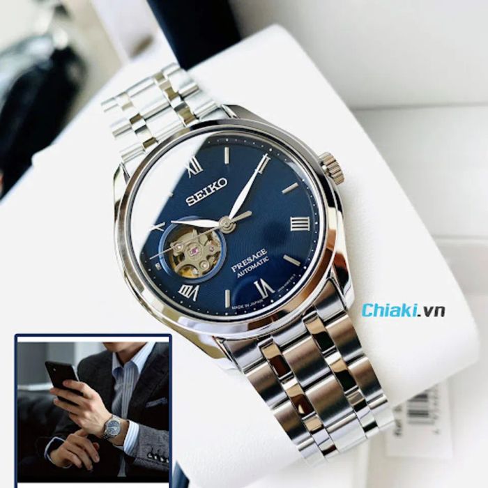 Đồng Hồ Seiko Presage SSA411J1 Dây Thép Không Gỉ