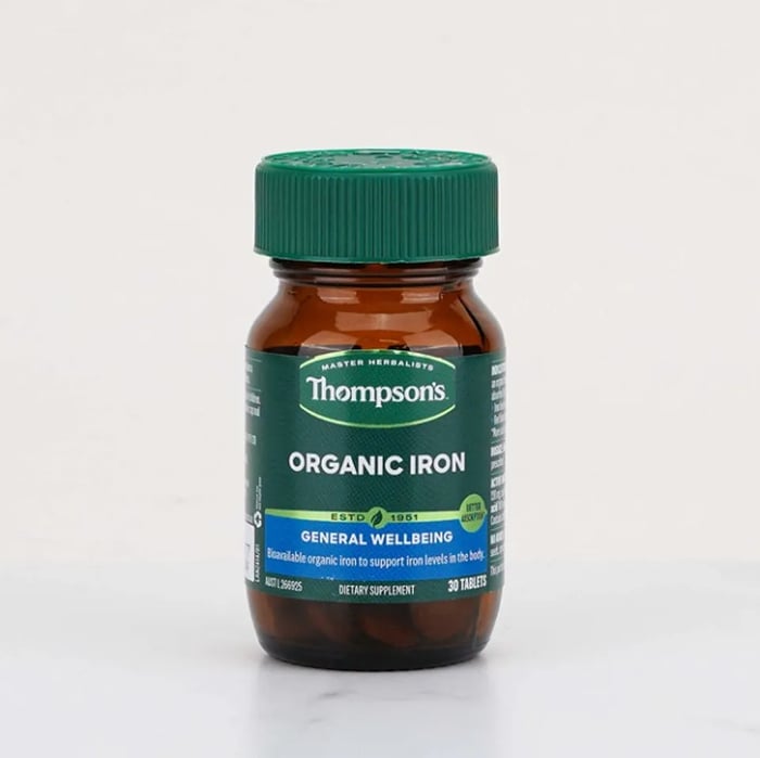 Viên sắt cho bà bầu Thompson's Organic Iron