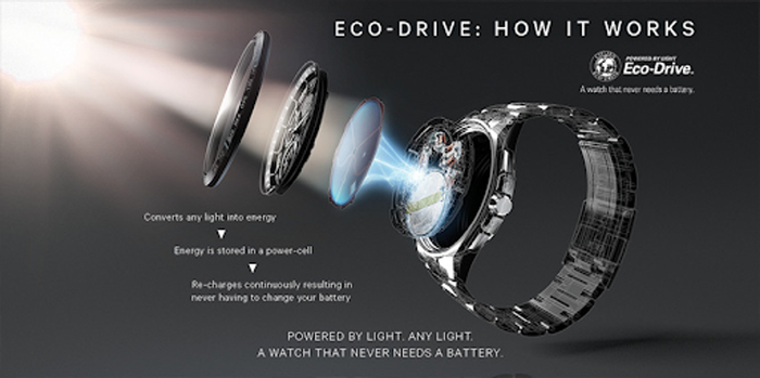 đặc điểm hấp dẫn của đồng hồ Citizen Eco drive 6 kim