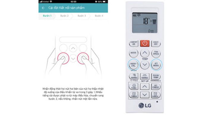 Hướng dẫn điều khiển điều hòa LG qua điện thoại bằng ứng dụng LG SmartThinQ